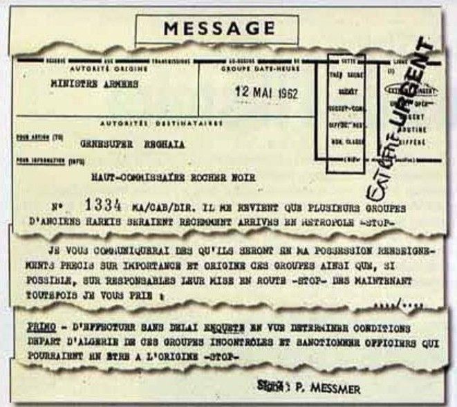 telegramme Messmer
